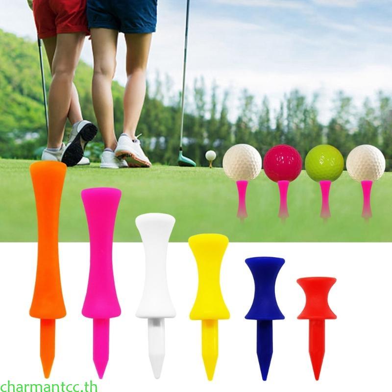 Charmantcc 50 ชิ้น Unbreakable Professional Golf-Tees ยาว Golf-Tees สําหรับฝึกซ้อมผู้ชายผู้หญิง