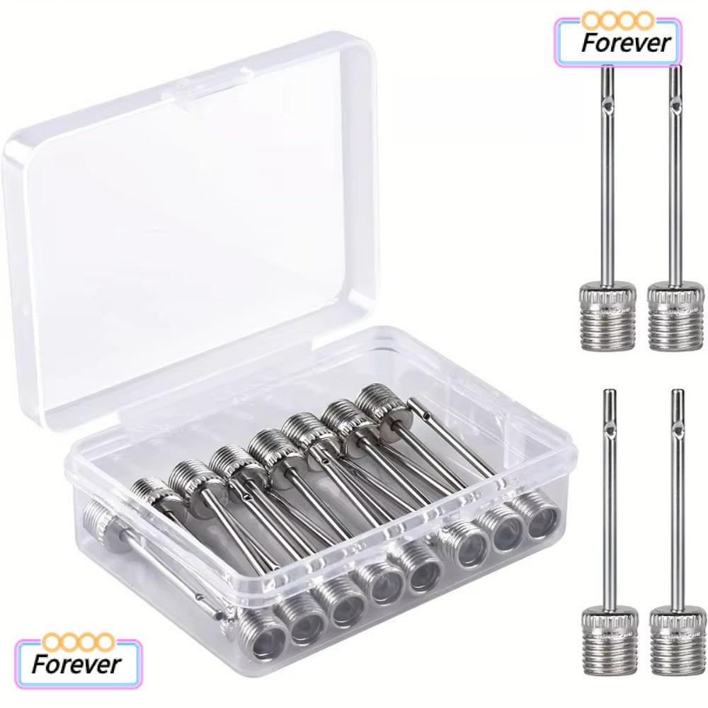FOREVER 5/20/30 ชิ้นปั๊ม Pin, หัวฉีด Multi-Function Air ปั๊ม Inflatable Ball เข็ม, Protable พร้อม Hole Adaptors Air เข็มสําหรับ 4 ซม.ฟุตบอลบาสเกตบอลฟุตบอลวอลเลย์บอล