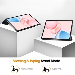 TPU หนัง Tri-Fold Stand กรณีแท็บเล็ตสําหรับ Tecno Megapad Pro 12 "2025 สําหรับ Tecno Megapad SE 11 "T1102 สําหรับ Megapad 11 นิ้ว 2024 หนัง Tri-พับสมาร์ท Auto Sleep Wake