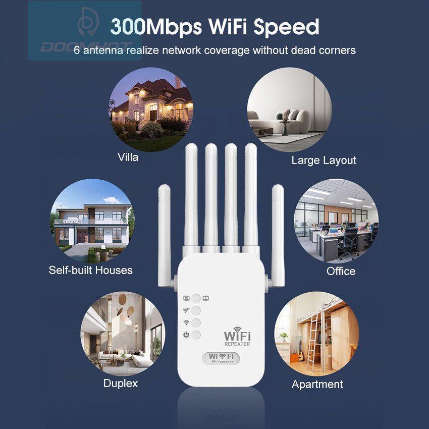 【COD】รีพีตอร์ขยายสัญญาณWiFiระยะไกล ตัวกระจายสัญญาณ Mesh AP เสาอากาศช่วยแก้จุดอับสัญญาณในบ้านคอนโด