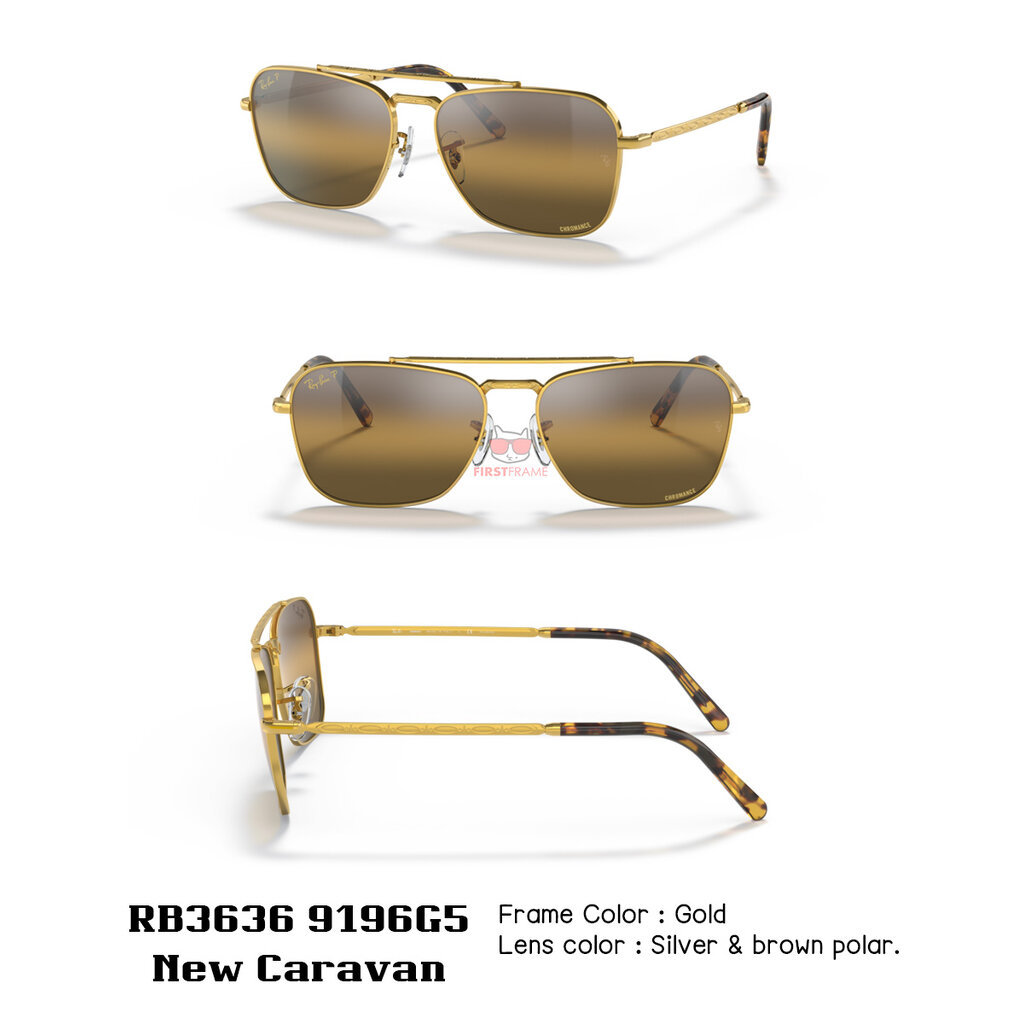 RayBan RB3636 9196G5 NEW CARAVAN