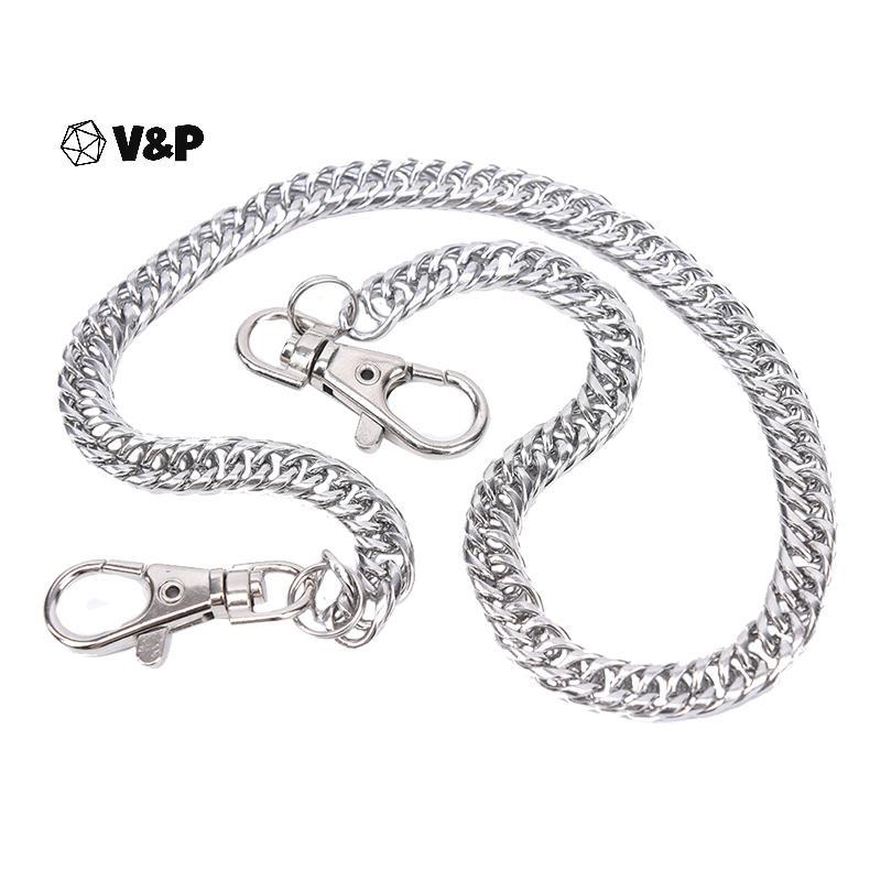 V & P Punk ยาวกระเป๋าสตางค์เข็มขัดกางเกง Hipster กางเกง Jean พวงกุญแจ Hip Hop เครื่องประดับ