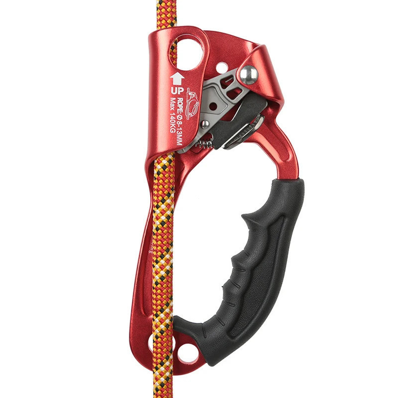 ปีนเขาหินกลางแจ้ง SRT Professional Hand Ascender อุปกรณ์ Mountaineer จับ Ascender ซ้ายขวามือปีนเขาเชือกเครื่องมือ