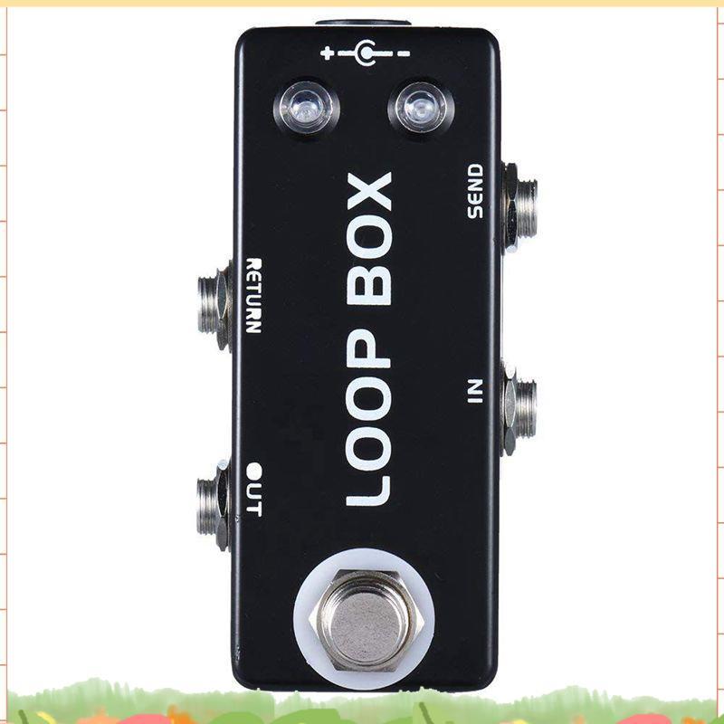 Mini Guitar Effect Pedal Loop Box Switcher Channel Selection True Bypass