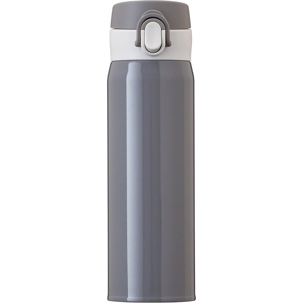 Atlus 495ml Vacuum Insulated Stainless Steel Water Bottle - Lightweight Gray AROW-500GY
