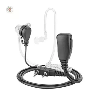 [ล้านgridnew] ชุดหูฟังหูฟังวิทยุพร้อมไมโครโฟนสําหรับ Kenwood BF-888s วิทยุสองทาง WQL