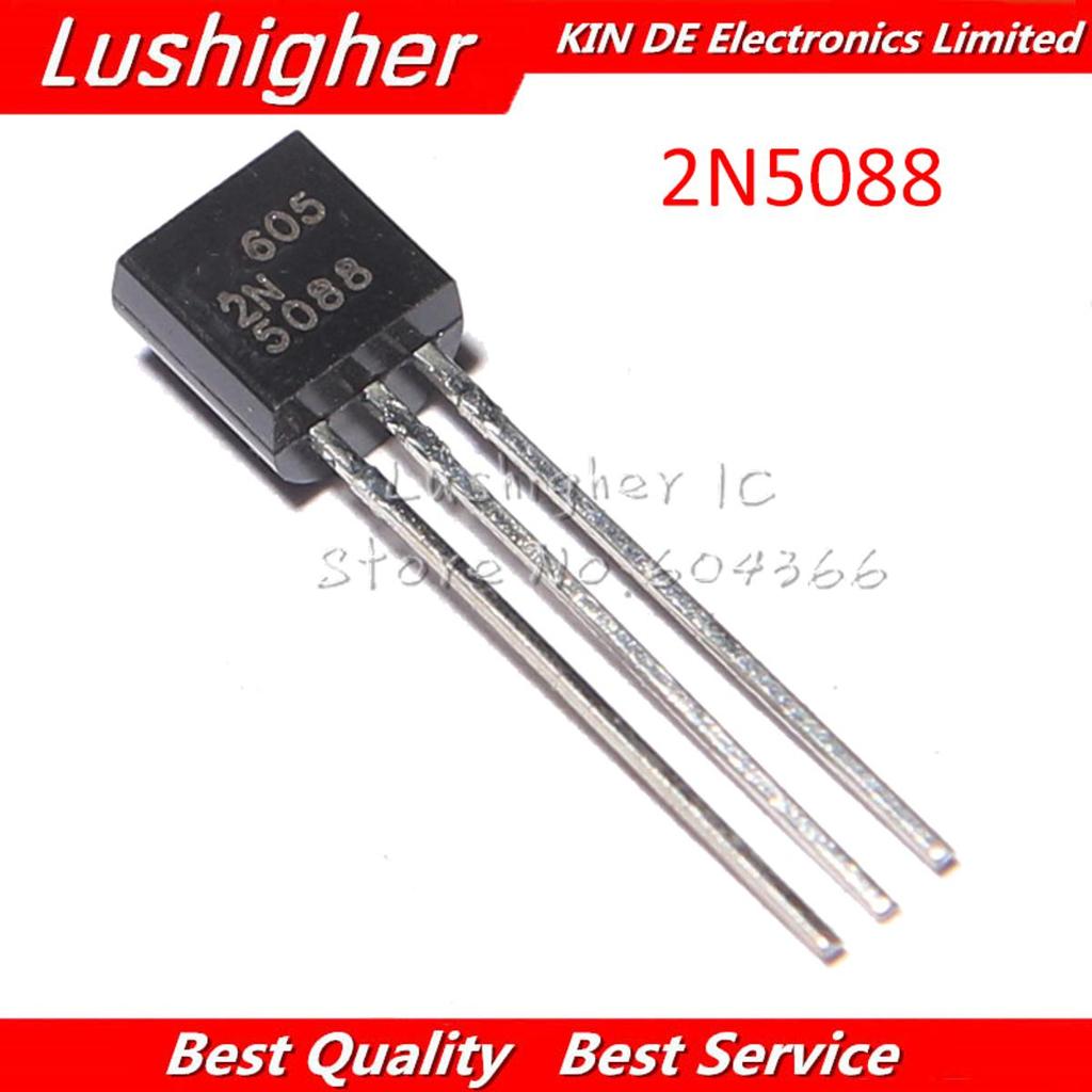 50PCS 2N5088 TO-92 2N 5088 TO92 ทรานซิสเตอร์