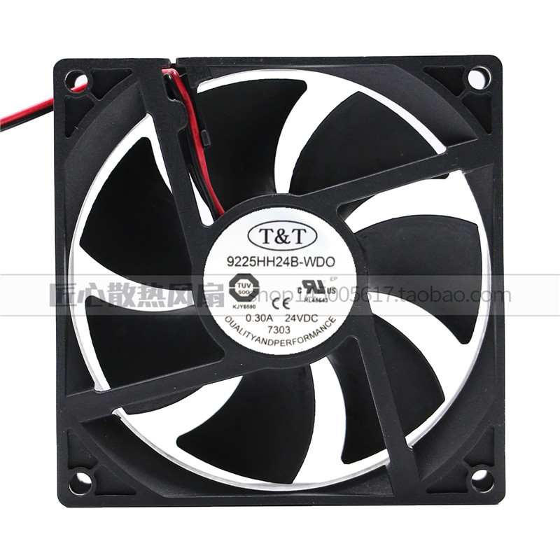 ของแท้ TT 9225HH24B-WDO 24V 0.30 92 * 92 * 25MM Axial Fan