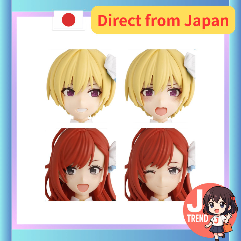 BANDAI SPIRITS 30MS THE IDOLM@STER SHINY COLORS Optional Hairstyle & Face Parts Set (Juri Saijo / Natsuha Arisugawa) Pre-colored Plastic Model[Direct from Japan]