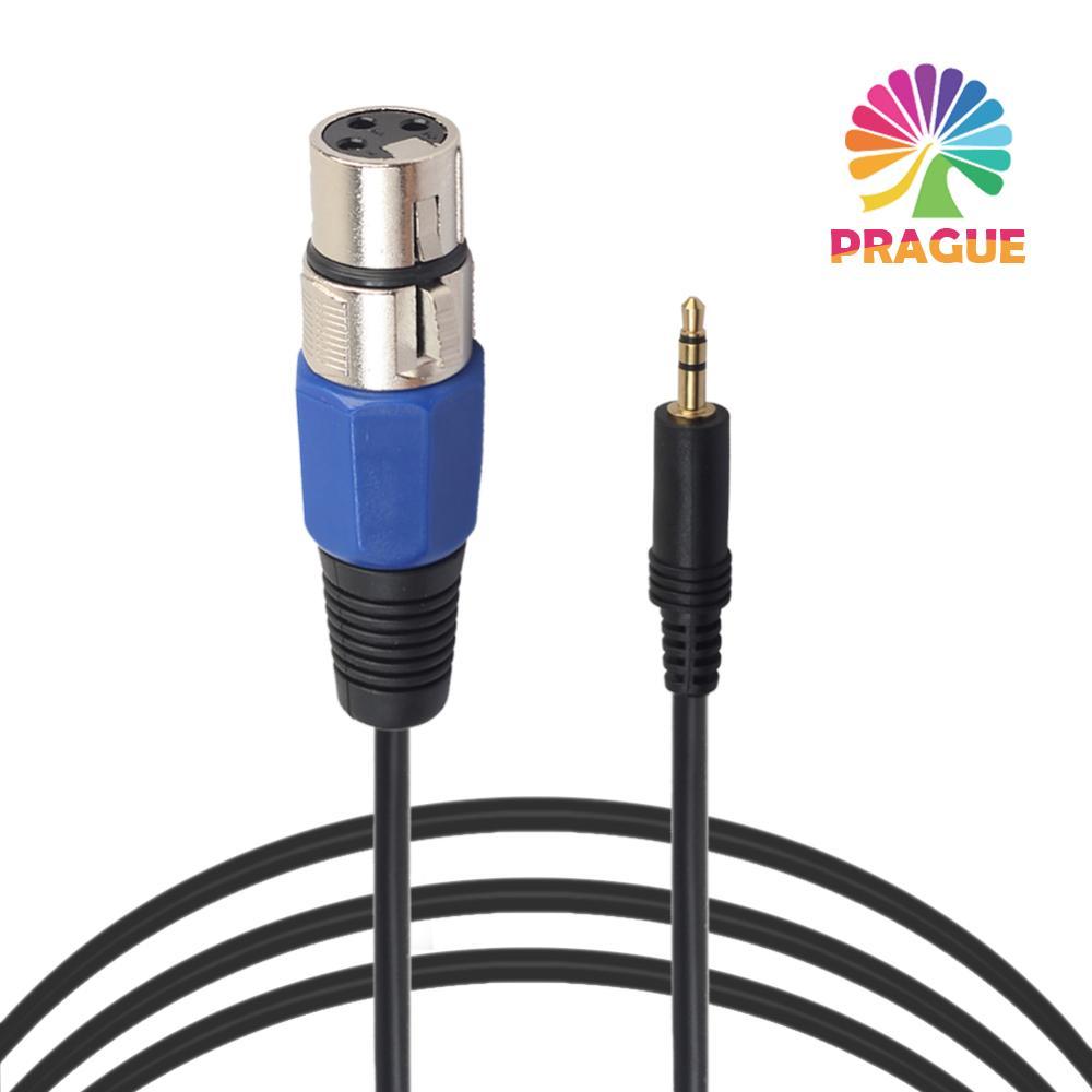9.84ft/3m 3pin XLR Female to 3.5mm Male Cable Audio Adapter Cable