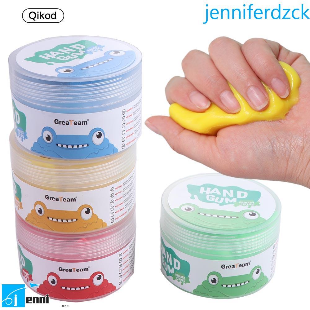 JENNIFE Hand Putty Squiz ของเล่น, 4 ชิ้น/เซ็ต Soft ยืด Finger Training Putty, ของเล่นเพื่อการศึกษา S
