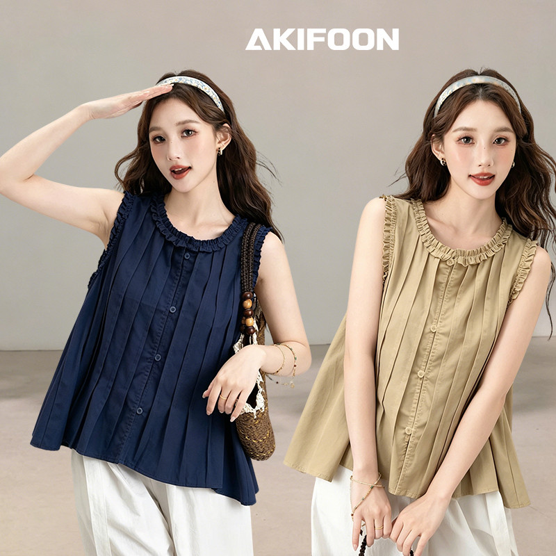 [สินค้าพร้อมส่ง]เสื้อกักลินินแขน สไตล์หวานฤดูร้อนผ้าฝ้ายผสมไหมระบายอากาศดีเย็นสบายใส่สบายดีไซน์เรียบง่าย สวยน่ารัก #W723
