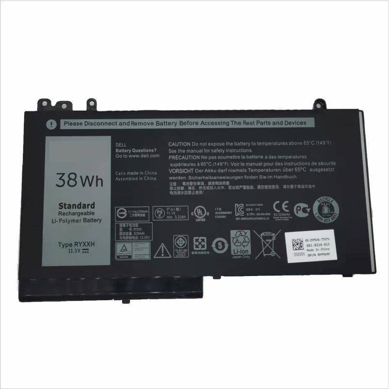 For new Dell Latiude 12 5000 E5250 E5450 E5550 3160 RYXXH batteries