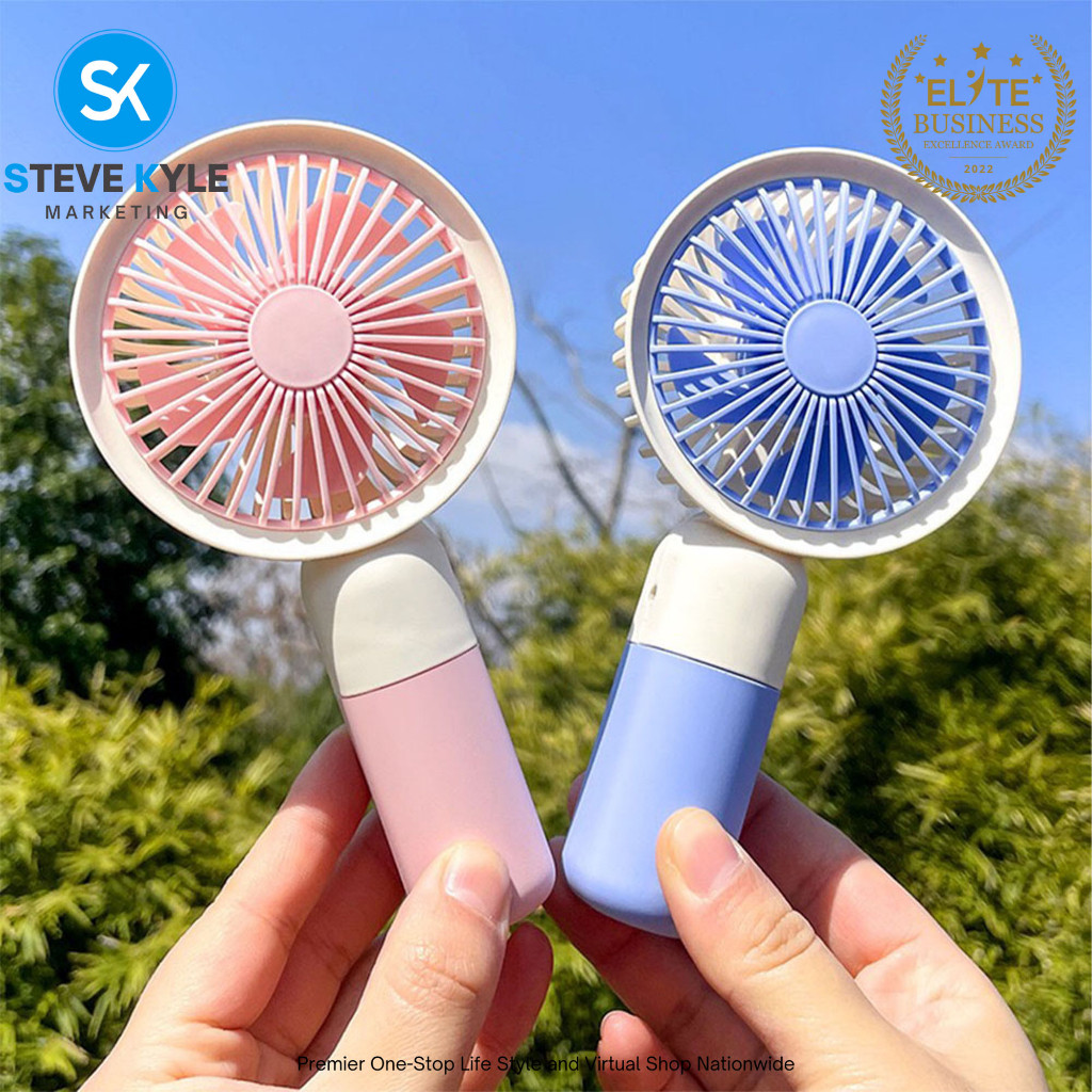 Steve Kyle Portable Mini Handheld 1Gear พัดลมชาร์จ
