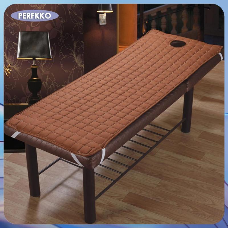 [perfkko] SPA Massage Table Mattress Beauty Bed Sheet Pad for Cosmetic Salon Grey