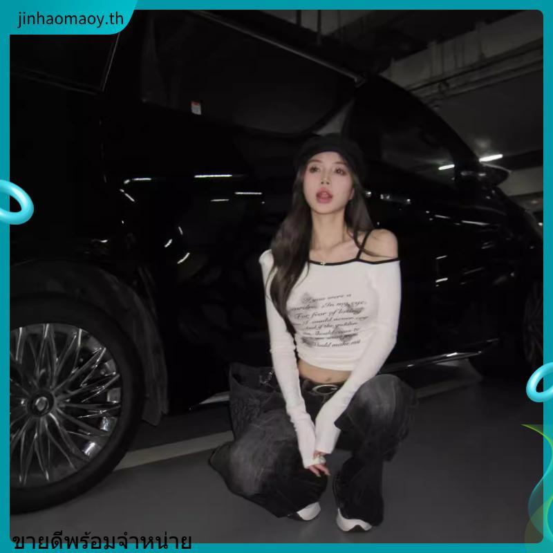 (Fashion_2)  เสื้อยืดลำลองลายเรียบสำหรับผู้หญิง LNA71031