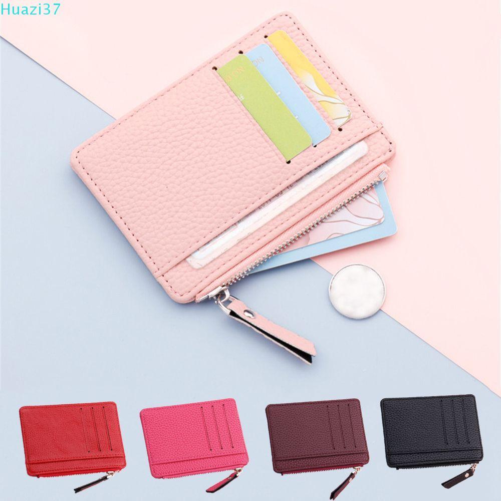 COMAME Wallet Multi-card Bit Coin Bag Card หนัง PU สําหรับผู้หญิง