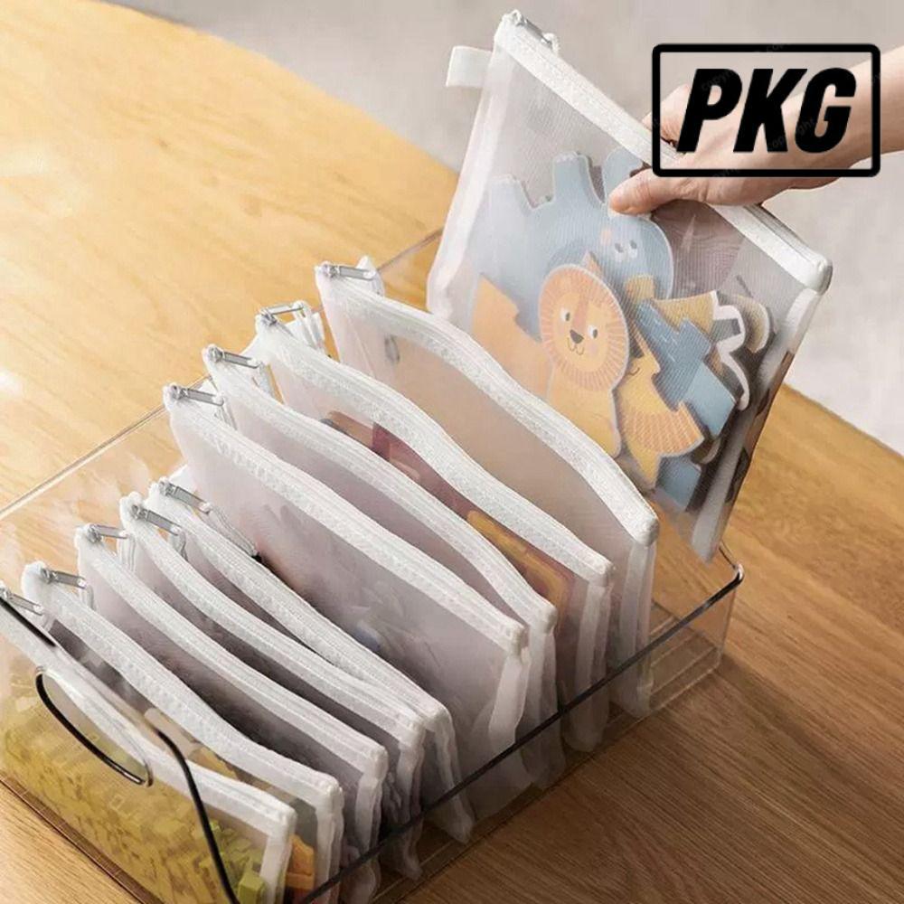 กระเป๋าเก็บเอกสาร REPKG, กระเป๋าเก็บตาข่าย A4/A5/A6, กระเป๋าแต่งหน้าเครื่องสําอางซิปมัลติฟังก์ชั่นนักเรียน