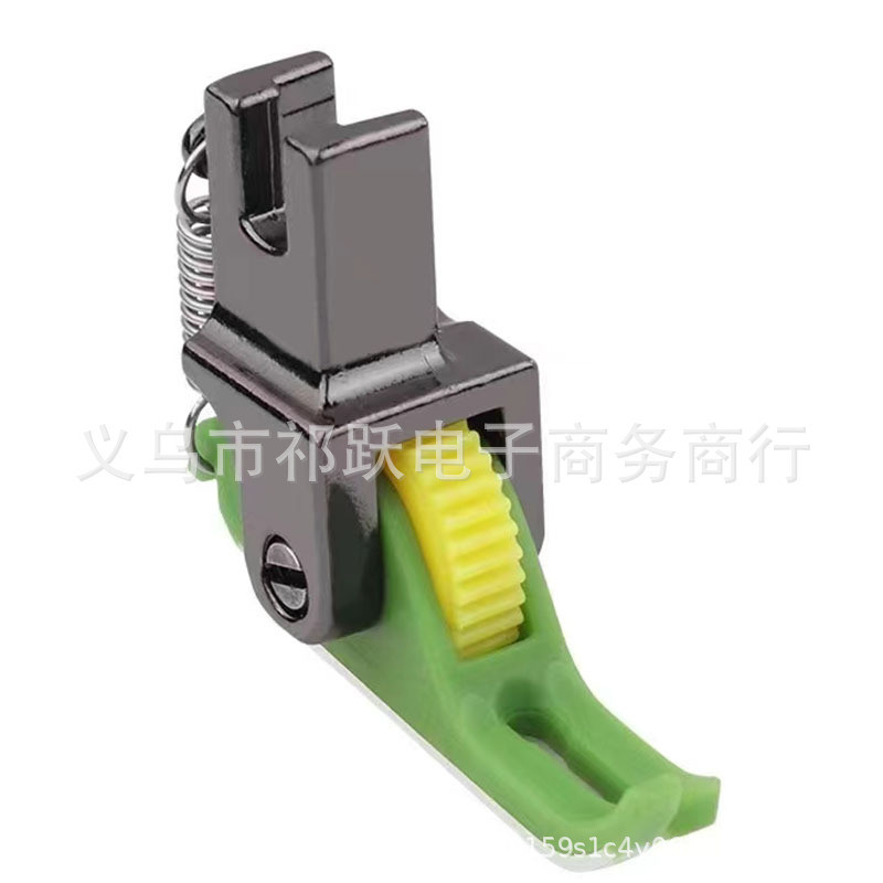 ใหม่เทฟลอนพลาสติก Roller Presser เท้า T58N 0.3 ซิปด้านบนกดเปิดสายแคบประเภทรถแบนทุ่มเทไม่มี Rush ผ้า