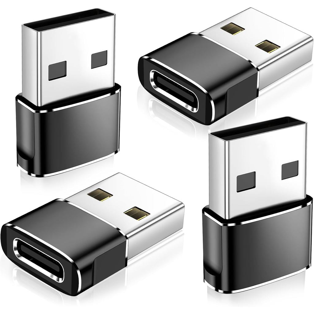 อะแดปเตอร์ USB เป็น USB C, Type-C Female to A Male Charger Converter สําหรับ iPhone 17 Charger,iWatc