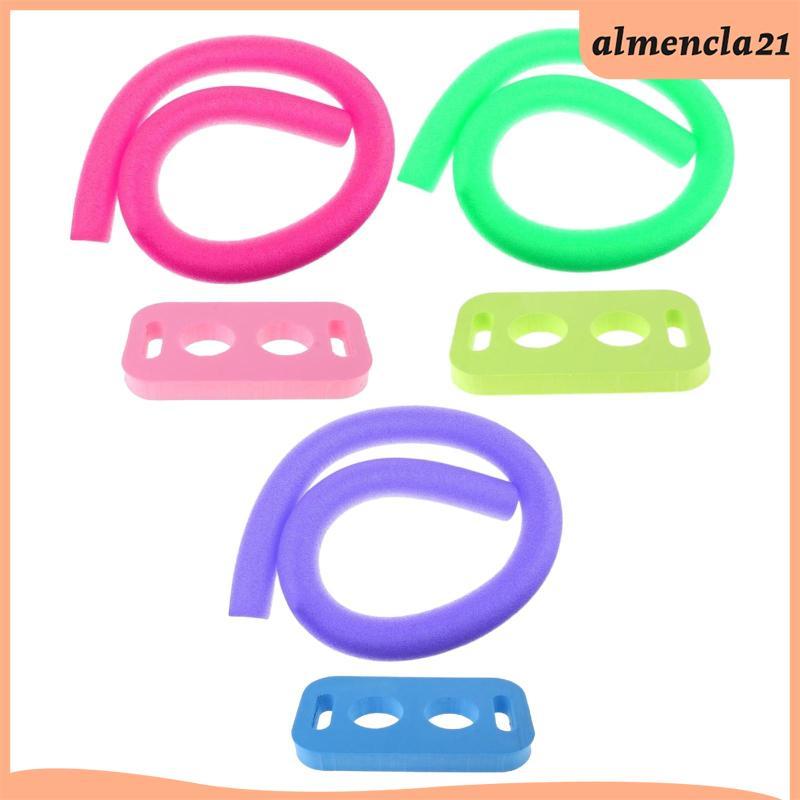 [Almencla] ทนทาน PE Pool Noodle Connector ว่ายน้ําลอยชุดประกอบสําหรับเด็ก DIY Water Sports Aid