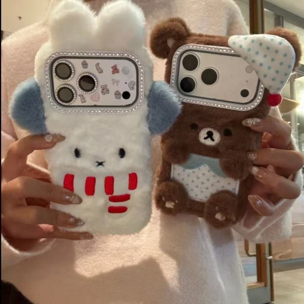เคส honor x9c 5g เคส honor x9c ตุ๊กตาน่ารัก Nightcap Bear เหมาะสําหรับ Huawei Honor x70i/x60pro เคสโ