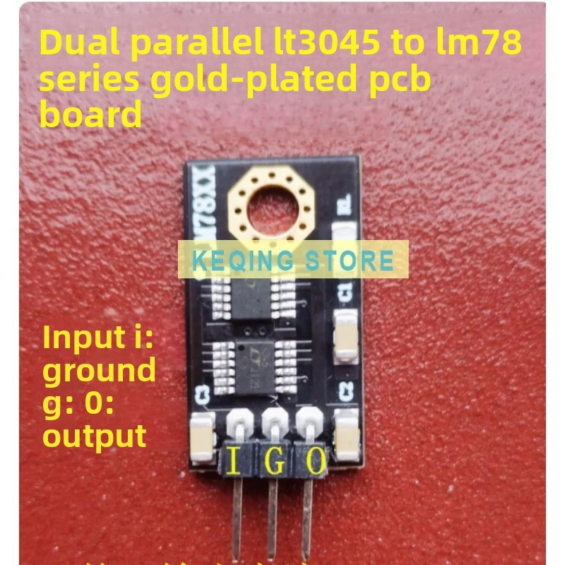HIFI LT3045 โมดูล Linear DC แรงดันไฟฟ้าโมดูลแหล่งจ่ายไฟ Ultra-เสียงต่ํา ระลอกน้ํา Ultra-low dropout 