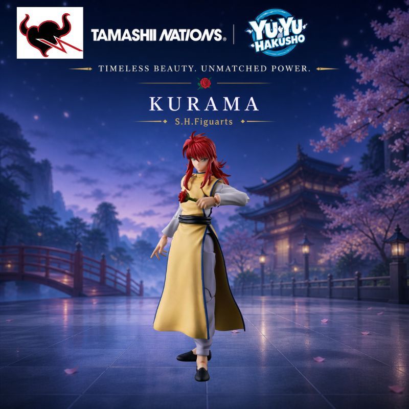 TAMASHII NATIONS SHFiguarts Kurama Yu Yu Hakusho Figure Action Collectible