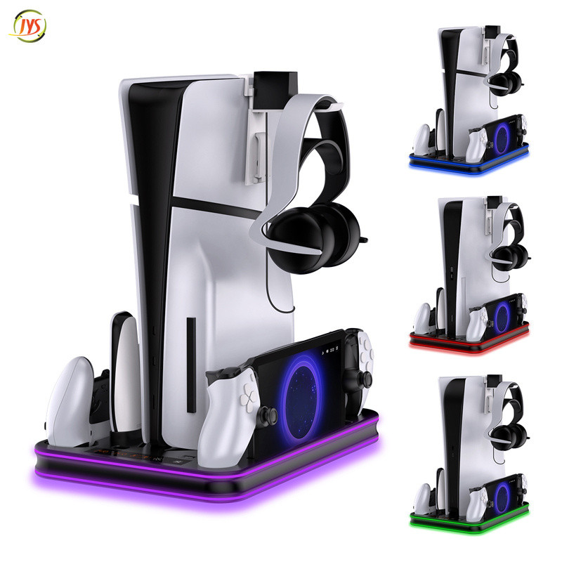 PS5/Pro/Slim Main Multi-Function Fan Cooling Base Portal Handheld Handheld Handheld Handle ฐานชาร์จ