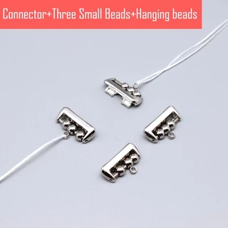 1 คู่ DIY ลูกปัดตัวเชื่อมต่อสําหรับ Huawei Band 11 /11pro 10 9 8 nfc อะแดปเตอร์โลหะ Connector Watchband Linker