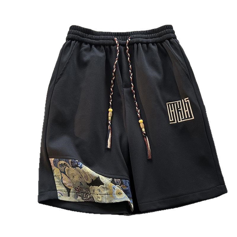 Clearance Leak Pick-up Waffle Shorts Men Summer Thin Loose Casual Sports Street Wear Beach Five-poin