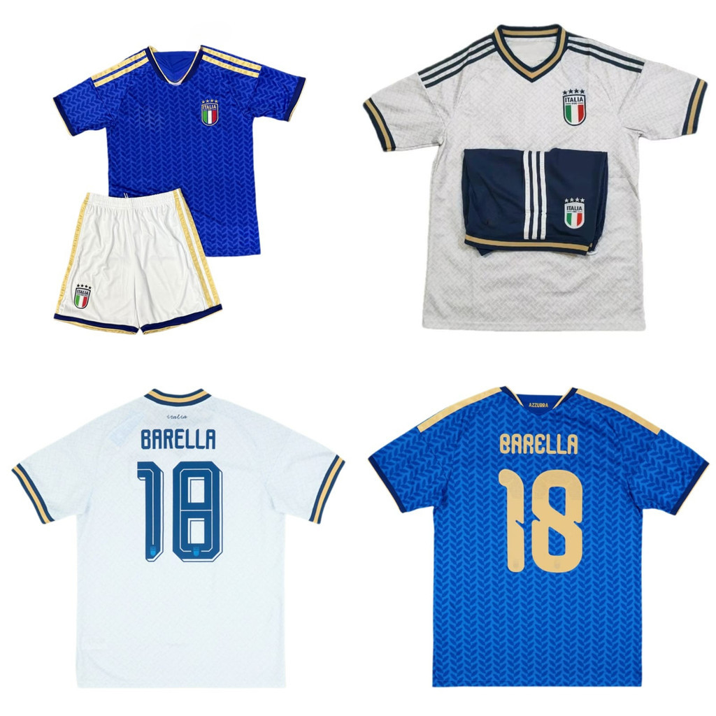 ITALY HOME AWAY WORLD CUP 2026 FOOTBALL JERSEY SET