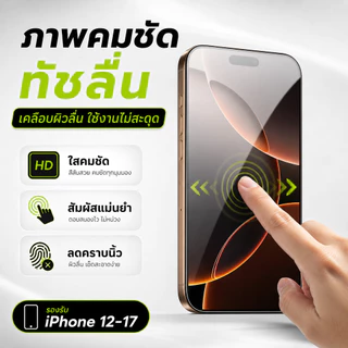 ฟิล์มกระจก 9H กันแอบมอง สำหรับ iPhone 13-17 Pro Max พร้อมกล่องไร้ฝุ่น ลดแสงสะท้อน ปกป้องความเป็นส่วนตัว รับประกัน 90 วัน