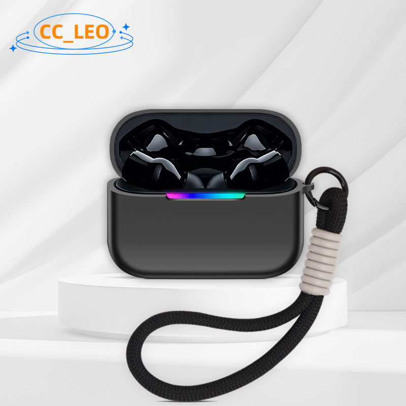 for Razer Hammerhead V3 X HyperSpeed Case Cute Lanyard Silicone Soft Case Suitable for Hammerhead V3 X HyperSpeed Shockproof Shell Protective Sleeve