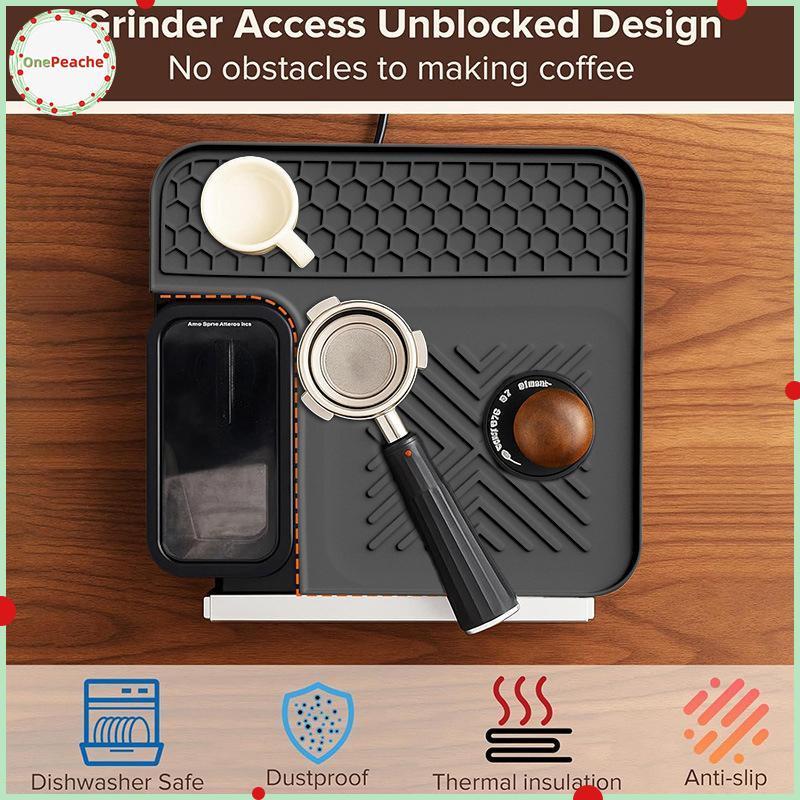 OnePeache เครื่องชงกาแฟฝาครอบด้านบนใช้งานร่วมกับ ES601 สวมใส่ Anti Slip เครื่องชงกาแฟ Pad สําหรับโต๊