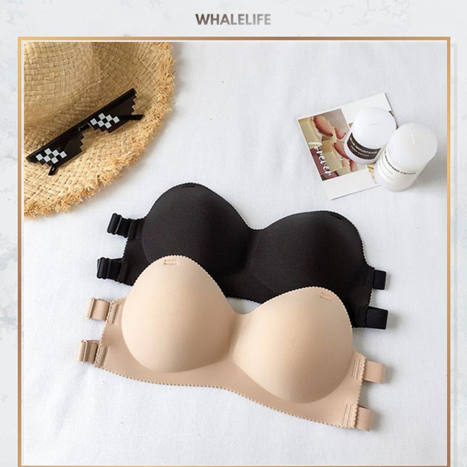 ผู้หญิง Bra Breathable ไร้สายเสื้อกั๊กยืดหยุ่นสไตล์ X Line Wraps Tube กลับ BraN-XLine