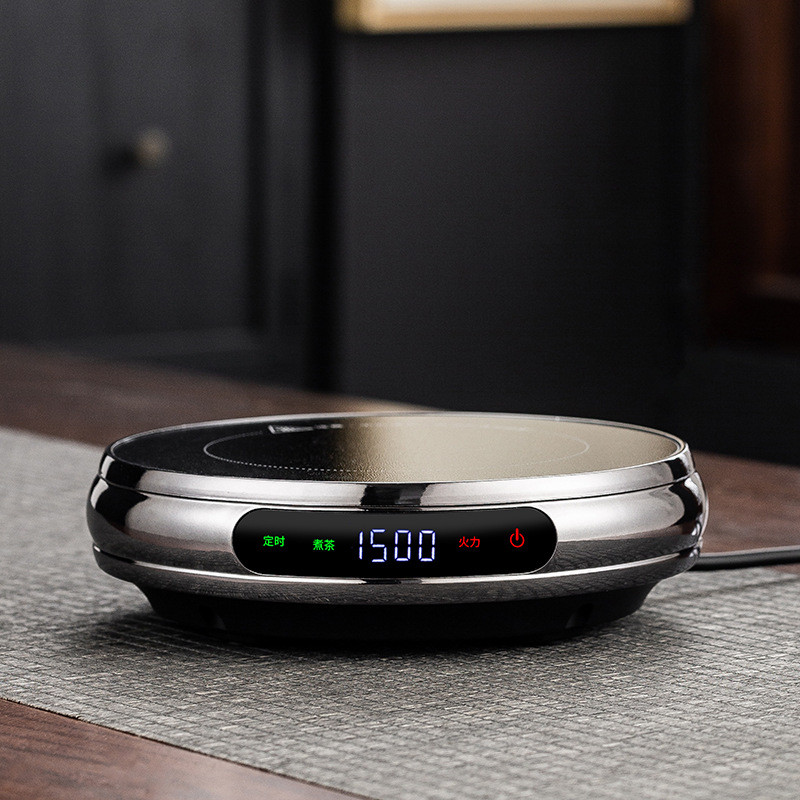 Ultra-Thin Multi-Voltage เตาแม่เหล็กไฟฟ้าเตาชาขนาดเล็กไม่หยิบหม้อชาทําเตาแม่เหล็กไฟฟ้าควบคุมอุณหภูมิ