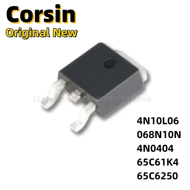 5 ชิ้น 4N10L06 IPD90N10S4L-06 IPD068N10N3G 068N10N 4N0404 IPD90N04S4-04 65C61K4 IPD65R1K250 IPC6C6C6