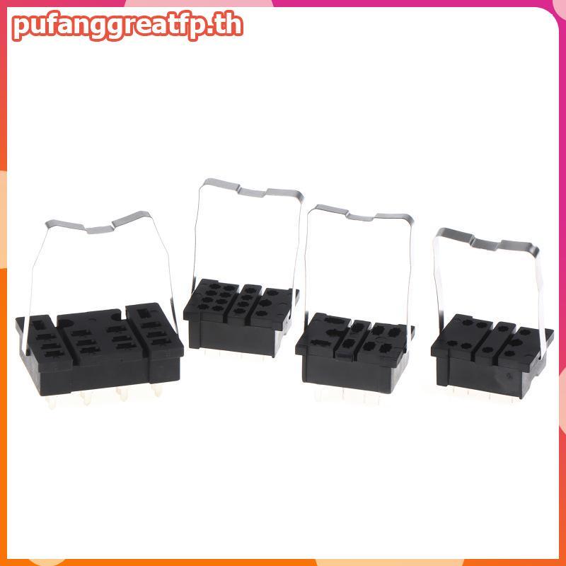 PUCEFP PY14-02 ฐานรีเลย์หลายพินสําหรับการบัดกรีและติดตั้งได้ง่ายในการตั้งค่าไฟฟ้าขั้นสูง .