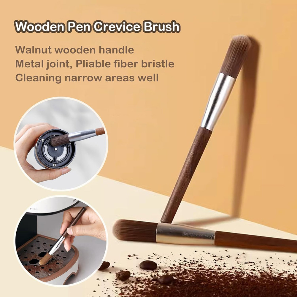 6 ชิ้นกาแฟ Portafilter ชุดแปรงทําความสะอาดสําหรับเครื่องชงกาแฟ Group Head