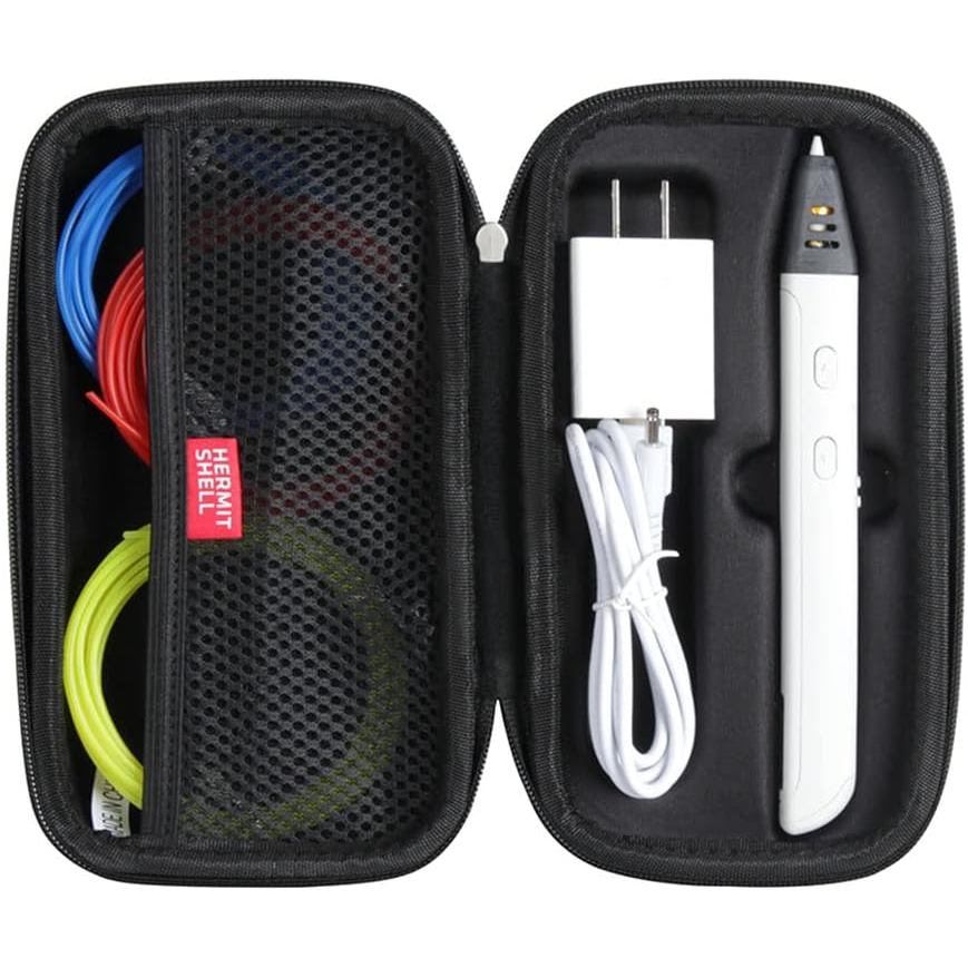 Hermitshell Hard Travel Case สําหรับ MYNT3D Professional / MYNT3D Super Printing 3D Pen (เฉพาะเคส)