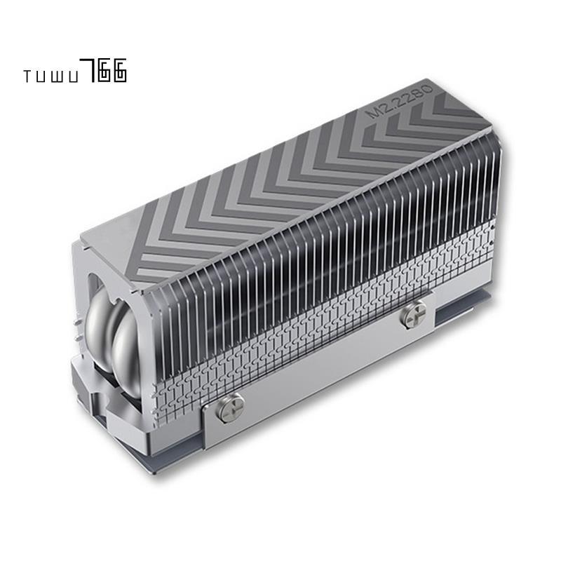 [tuwu766]M.2 2280 NVMe SSD ความร้อน Cooler Dual ท่อความร้อนประสิทธิภาพสูงแผ่นความร้อนสําหรับ 2280 SS