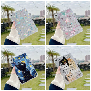 เคส For iPad gen 7/8/9 10.2" gen 10th 11th Mini 2 1 3 4 5 6 Air 1 2 4 5 10.9 Gen 3 4 5 Air 3 4 อะคริลิก Case เคสหลังใส