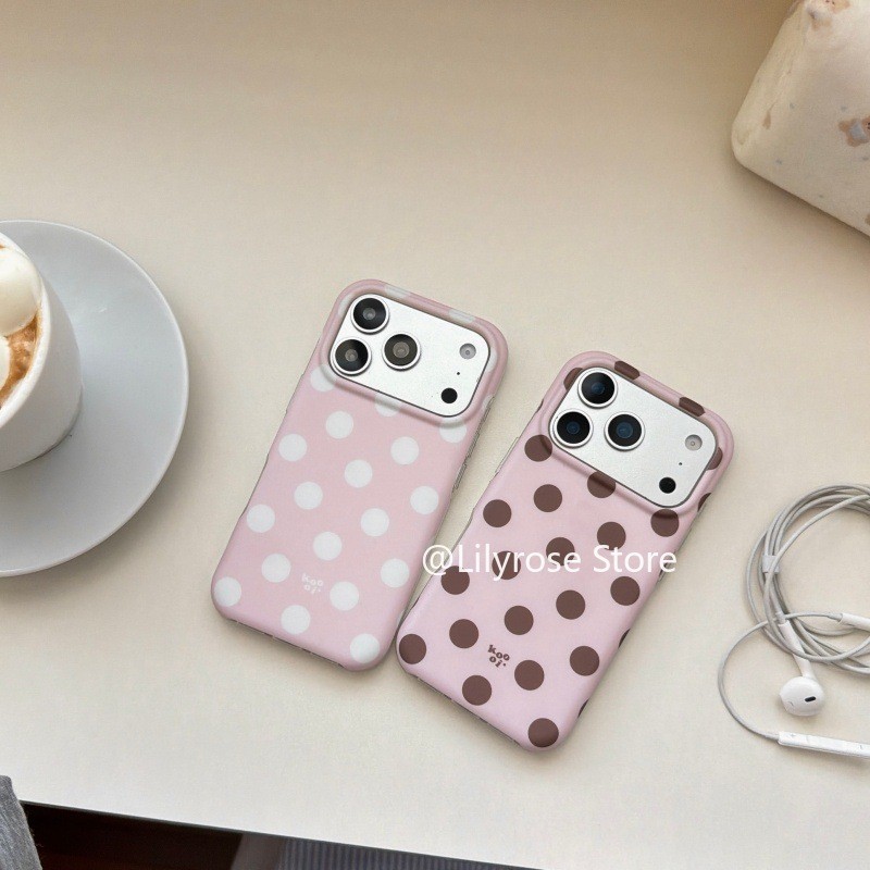 เหมาะสําหรับ iPhone 17ProMax 17Pro 17 16ProMax 16Pro 16 15ProMax 15Pro 15 14ProMax 14 13ProMax 13 Apple iPhone Case เคสป้องกัน 16 13 14 แม่เหล็กดูด Make-up สีขาวสีน้ําตาล