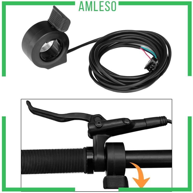 [Amleso] Thumb Throttle Scooter Accelerator PP Finger Speed Regulator อะแดปเตอร์แฮนด์สากลสําหรับจักร