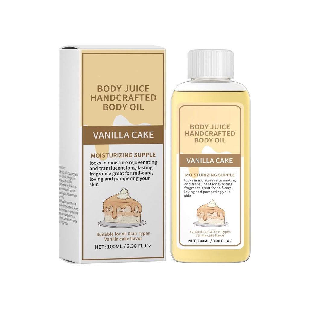 Body Oil, Moisturizing Body Oil, Body Lotion Oil, Vanilla Fragrance Body Care Oil, Female Body Oil A