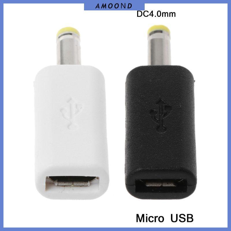 AMOOND แล็ปท็อปขั้วต่อไฟ Micro USB สําหรับ DC 4 0x1 7 มม.ปลั๊กอะแดปเตอร์สําหรับ Comp