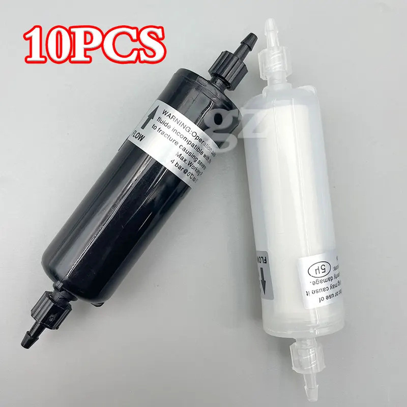 10 ชิ้น UV / Eco Solvent 5u ยาวหมึกกรองสําหรับ DTF DTG Flora Gongzheng Infiniti UV Flatbed Inkjet Pr