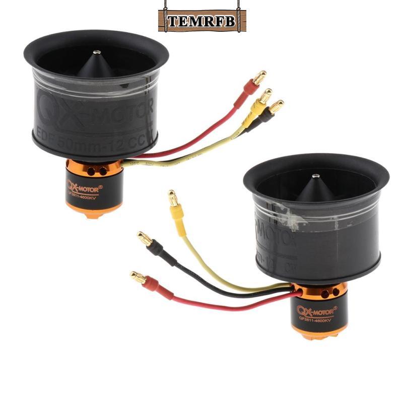 [temrfb] 50 มม.พัดลมท่อ 12 ใบพัดใบพัด 4600KV สําหรับ RC EDF Jet Plane อุปกรณ์เสริม CW