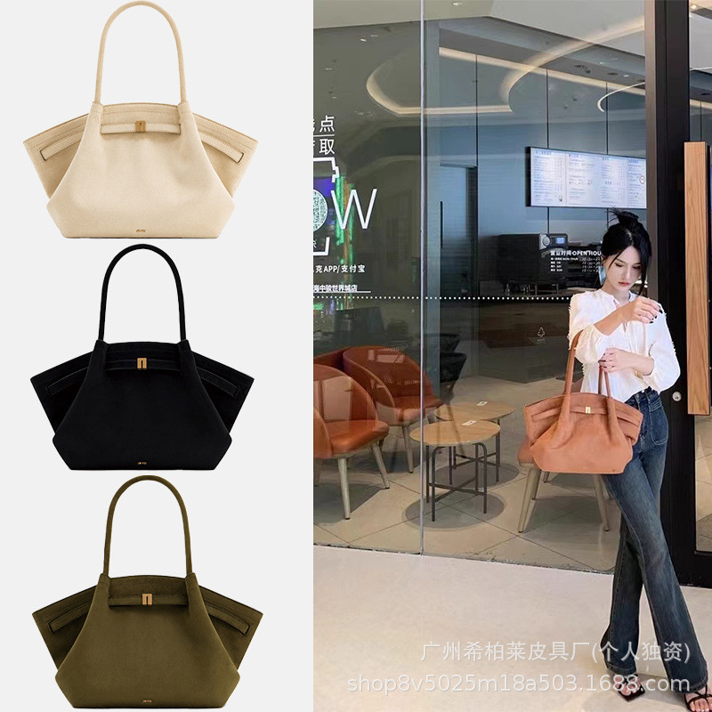 2026JW PEI Dumpling Bag Hana ขนาดใหญ่ High-End รักแร้ Order กระเป๋าสะพาย Daily Commuter Bag Tote กระ